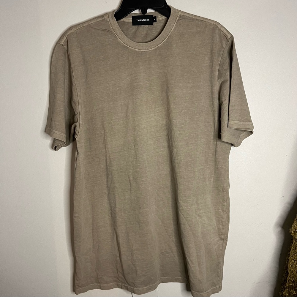 NWOT Talentless Soft Tshirt Khaki Taupe